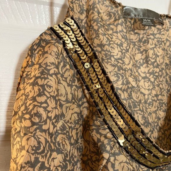 Silk and sequin top - Picture 5 of 6